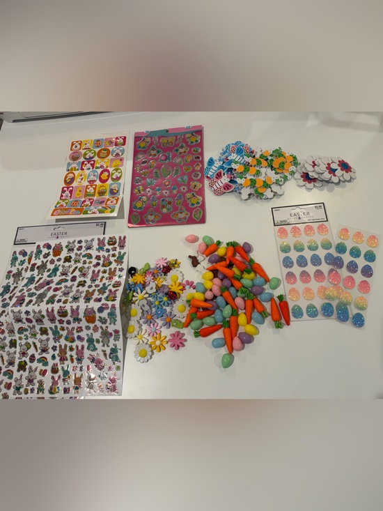 Other - Large bundle Easter & Spring Stickers & manipulatives for crafts & learning